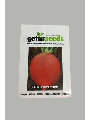 GETAR SEEDS SEBZE TOHUMU TURP (CİNS SEÇİNİZ) 1 PAKET